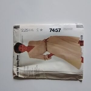 McCall's Easy Sew 1981 Vintage New Dress Pattern SZ All Sizes